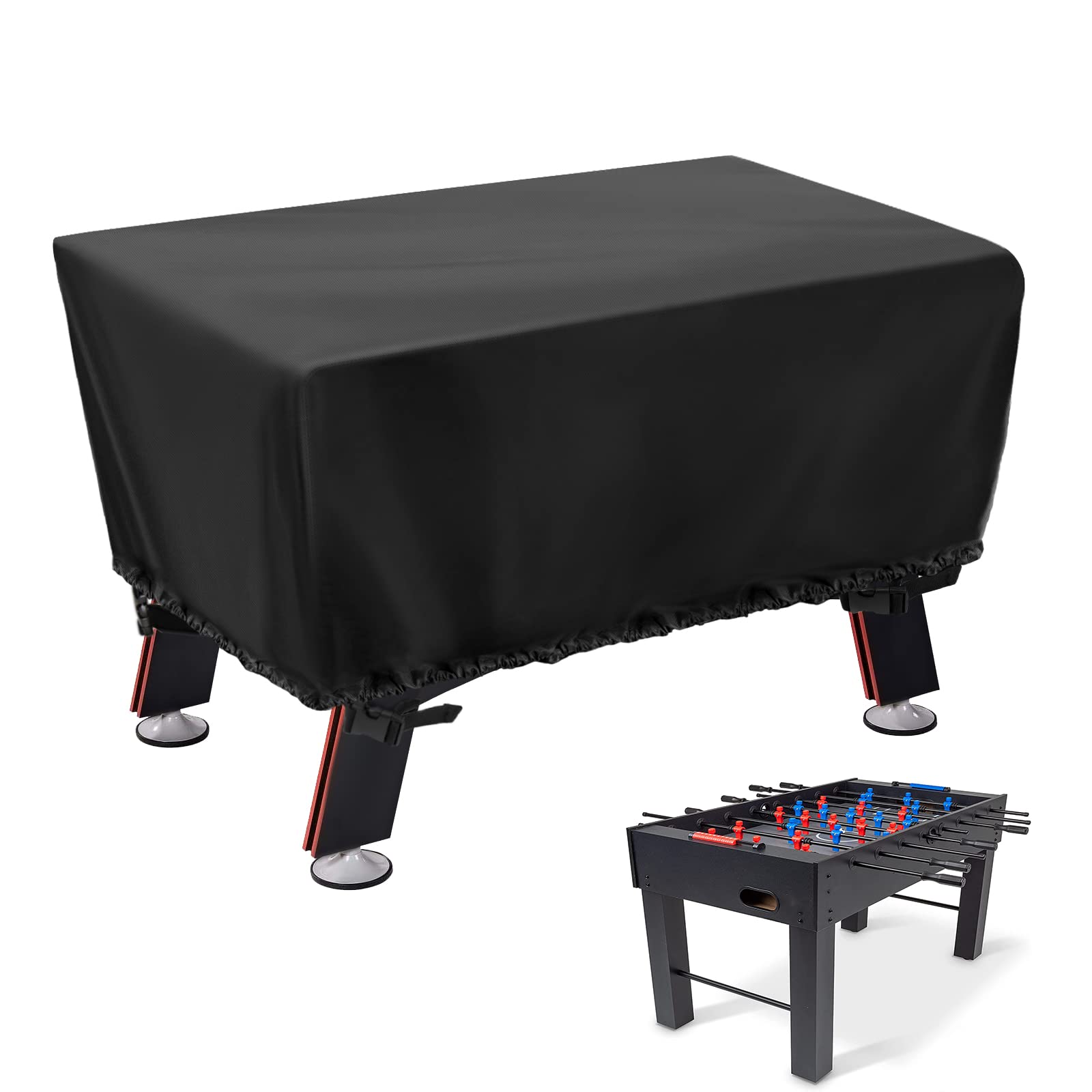 Best Waterproof Foosball Table Cover for Indoor & Outdoor Use - Durable Soccer & Football Table Protection - Perfect for Game Rooms, Patios, and Basements