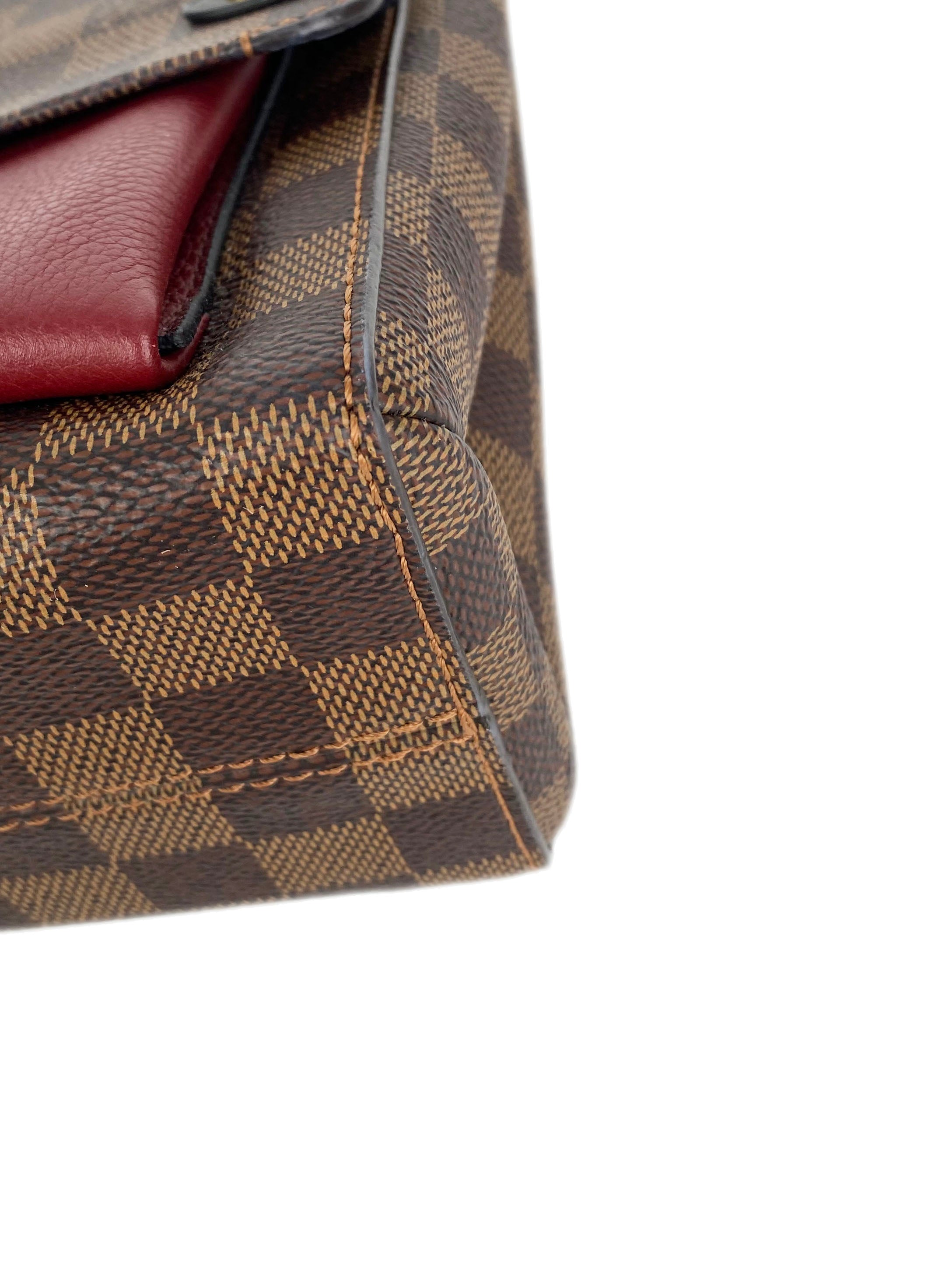 Authentic Louis Vuitton Damier Ebene Vavin PM Crossbody Bag - Luxury Leather Handbag for Women, Perfect for Work, Travel & Evening Events