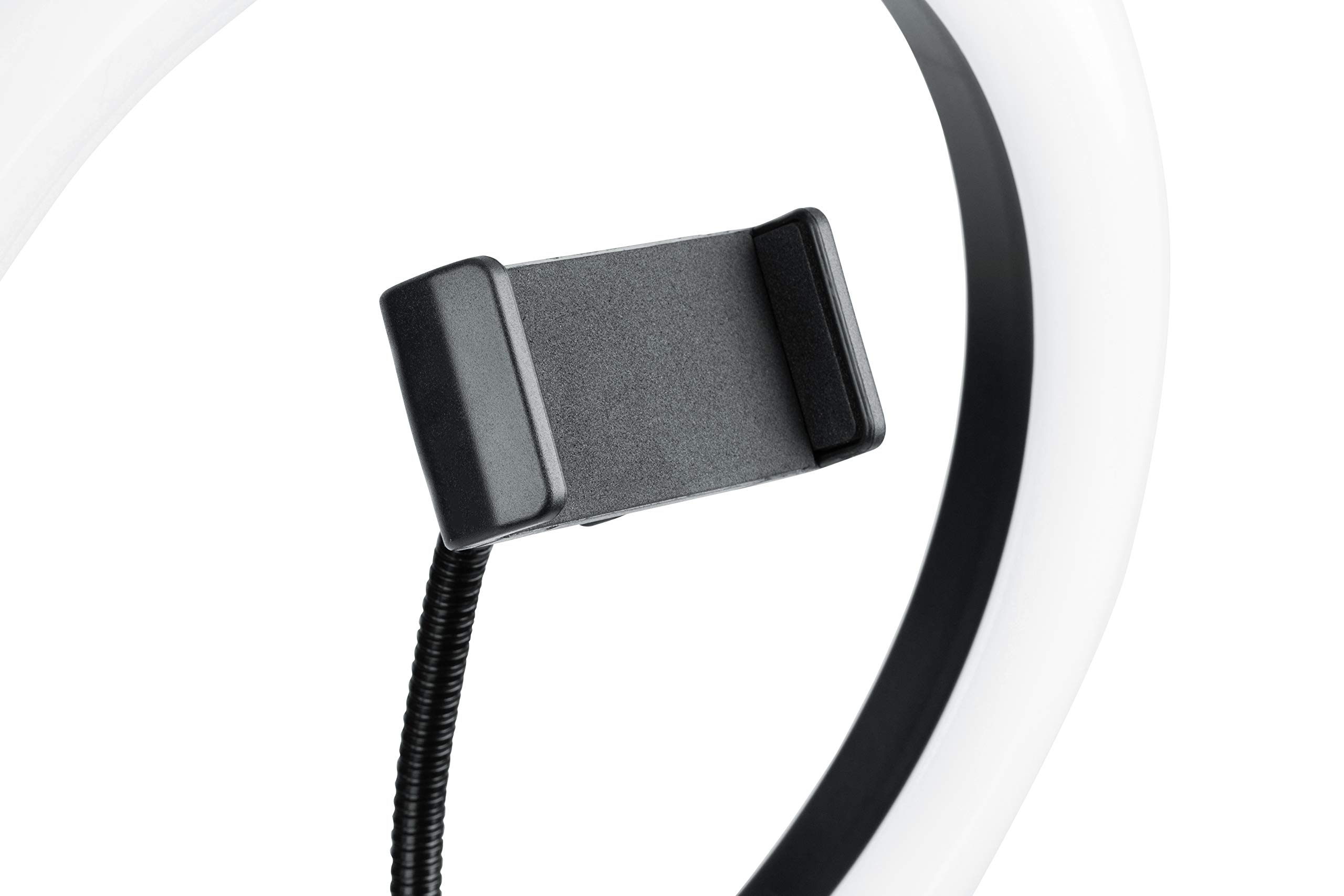 Gator ID Series Ring Light for Content Creators - Black | Perfect for YouTube & TikTok Videos