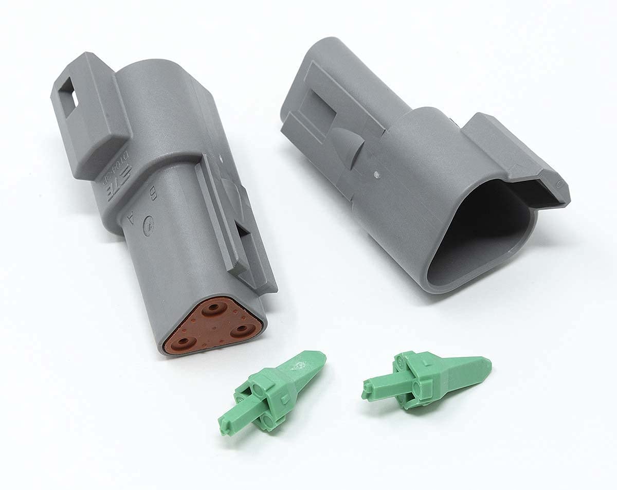Eastwood Crimp-Right Genuine DT Series Deutsch Connectors and Pins Kit with Clamping Pliers - Professional Automotive Electrical Wiring Solution for Trucks, Motorcycles & Marine Applications