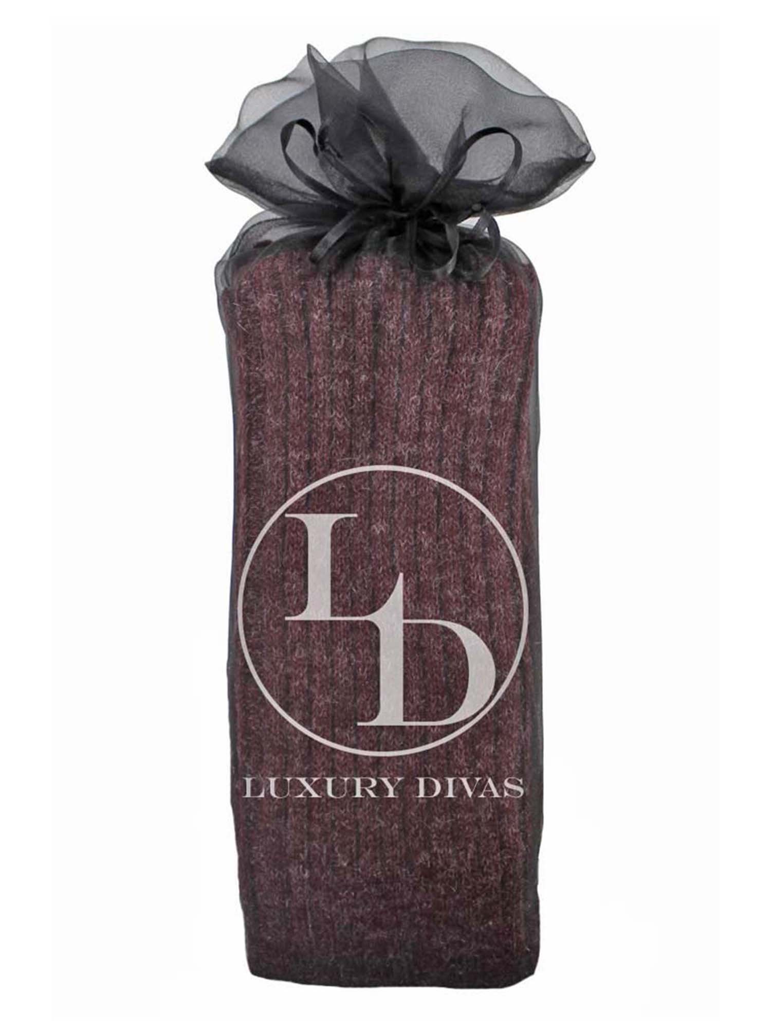 Luxury Divas Slouchy Thigh High Knit Dance Leg Warmers for Women - Cozy Winter Boot Socks, Ballet Warm Up, Yoga & Dance Class Accessories