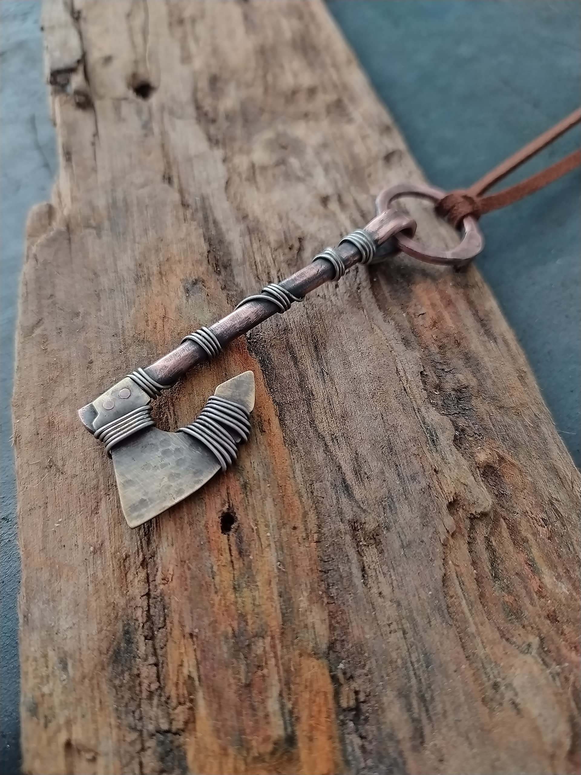 Viking Axe Pendant Necklace for Men - Stylish Jewelry Axe Pendant, Perfect for Outdoor Adventures, Viking Enthusiasts, and Unique Gifts