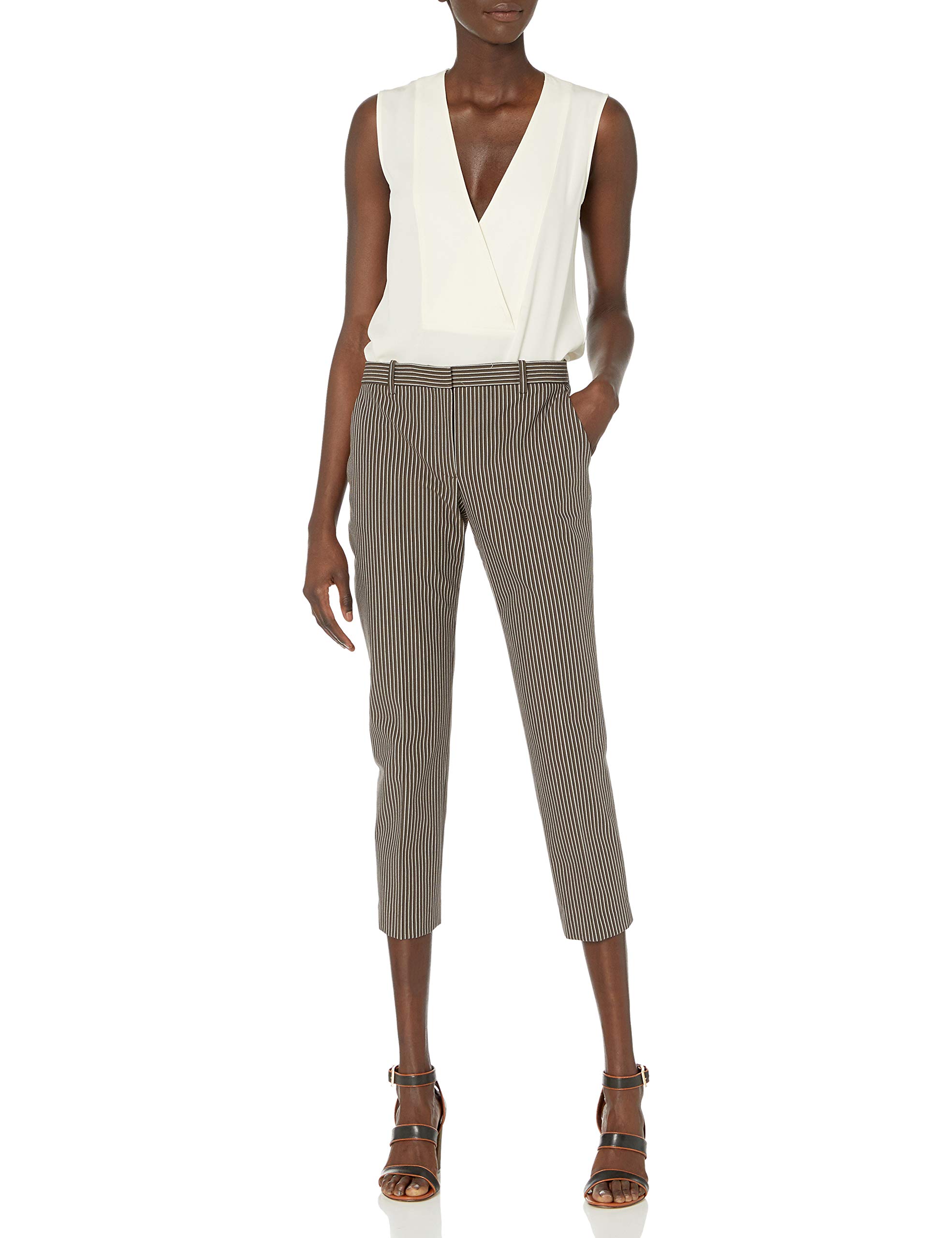 Theory Women's Slim-Fit Dress Pants for Office & Business - Professional Trousers for Work, Interview & Formal Occasions