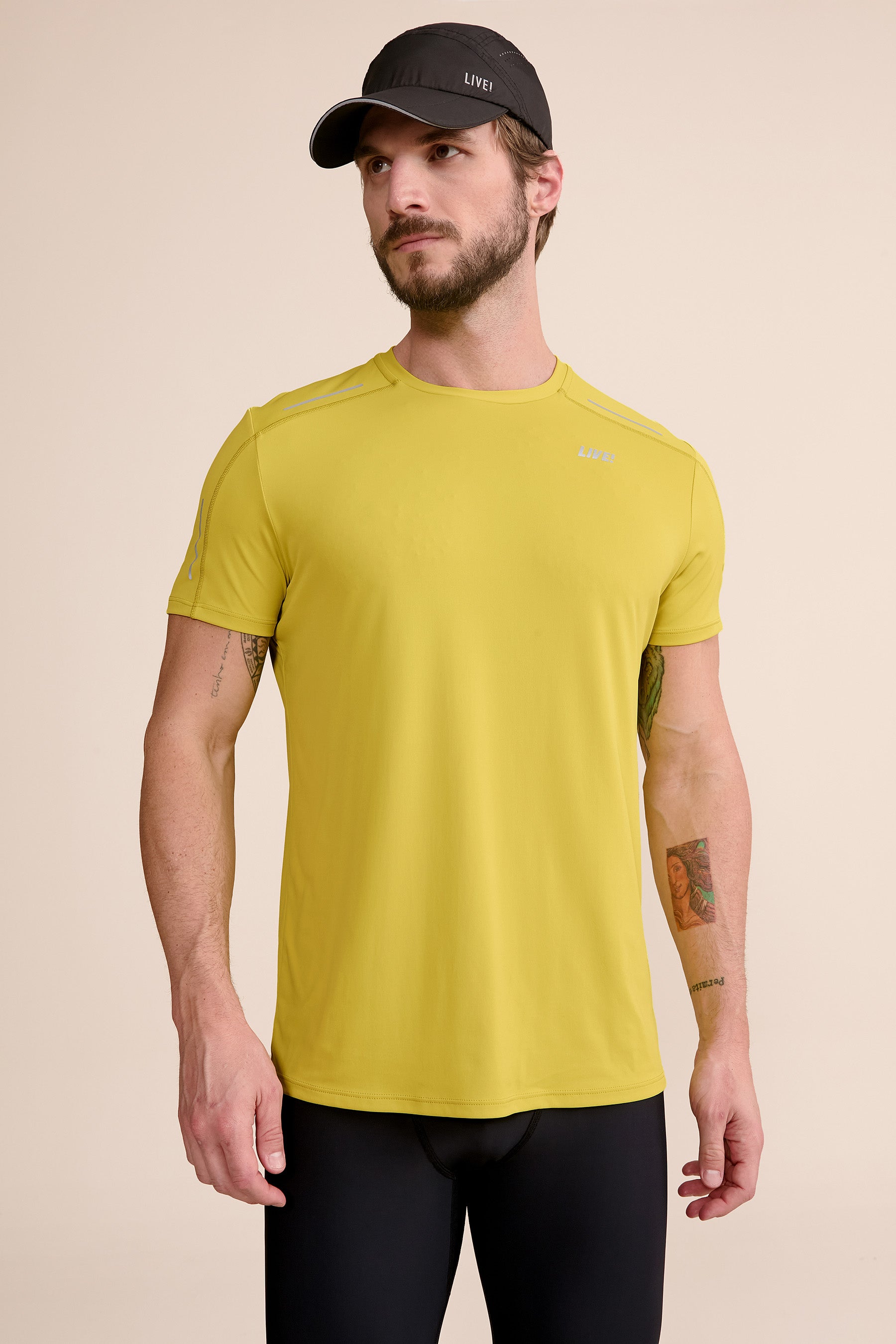 Men's BioStretch Reflex Comfort T-Shirt - Breathable & Stretchy Casual Tee for Gym, Workout, and Everyday Wear