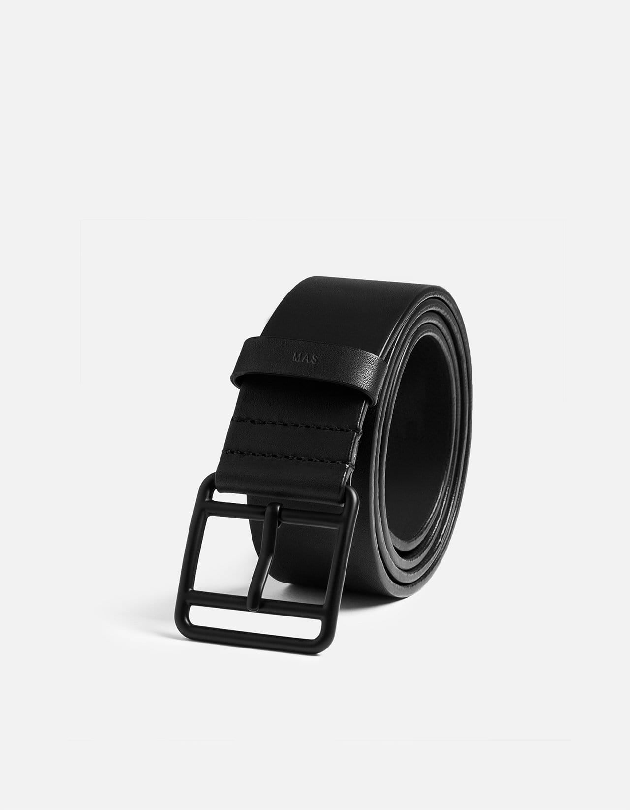 Premium Black Leather Belt with Noir Buckle - Stylish & Durable Fashion Accessory for Men & Women - Perfect for Office, Casual Wear & Special Occasions