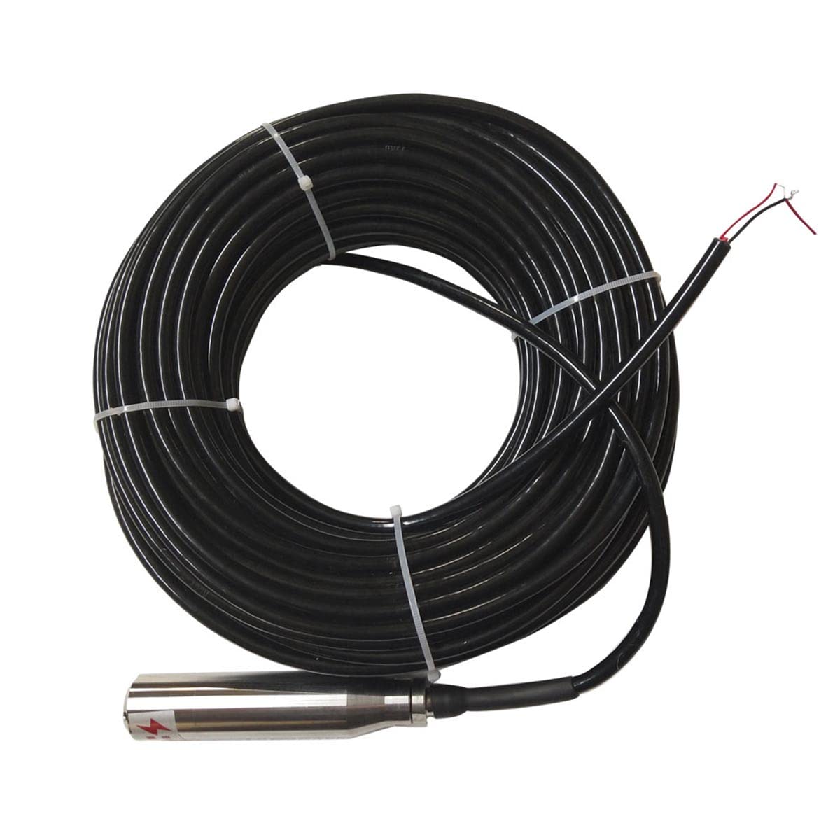 Intelligent Liquid Level Sensor Detector - 316L Stainless Steel, 4-20mA Output, 24-32VDC Power, 65.6ft Cable - Perfect for Industrial Tank Monitoring, Water Treatment, and Chemical Processing Systems