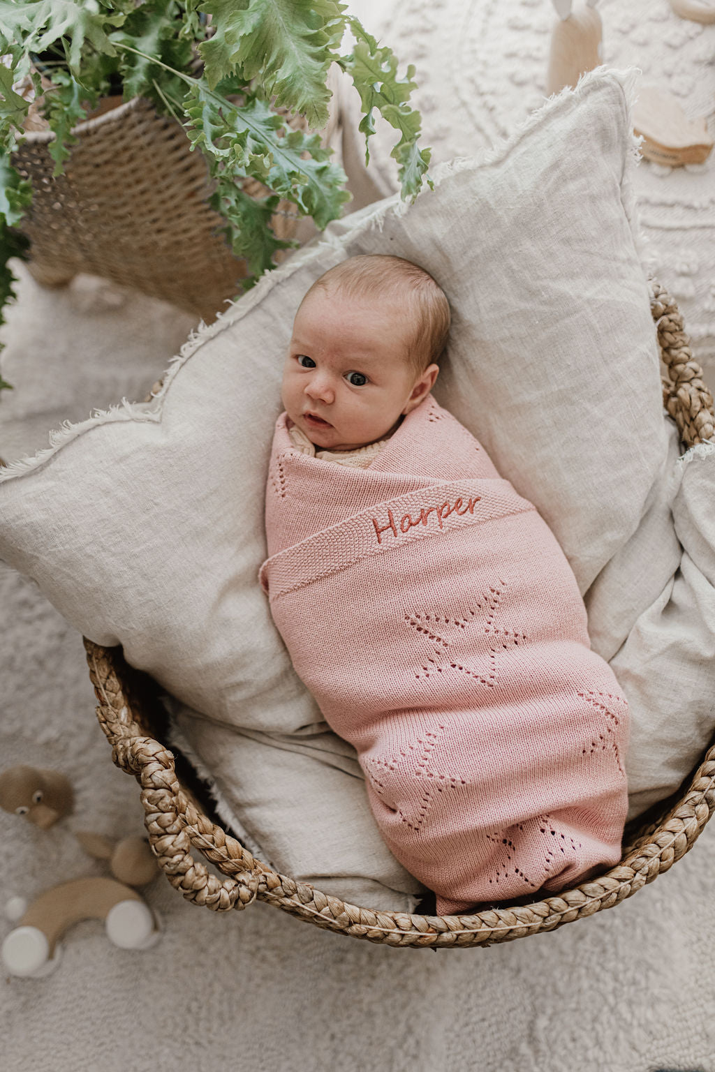 Personalized Pink Honey Bunny Plush Toy Gift Set - Cute Stuffed Animal for Kids, Baby Shower, Easter, Birthday & Valentine's Day Gifts