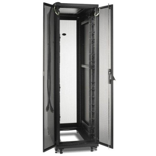APC AR2400 42U NetShelter SV Server Rack Enclosure - 600mm x 1060mm D, Black with Side Panels | Ideal for Data Centers, Server Rooms & Network Equipment Storage