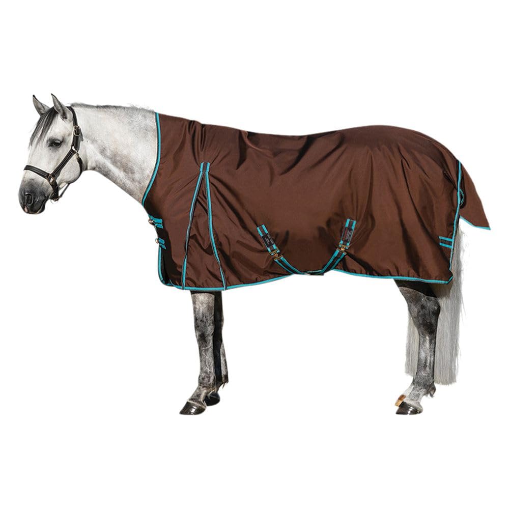 Nordlund II Waterproof Winter Horse Turnout Blanket - High Neck Euro Fit with Criss-Cross Surcingle | Heavy Duty Horse Blanket for Cold Weather Riding & Stable Use | Ideal for Trail Riding, Show Preparation & Outdoor Winter Protection