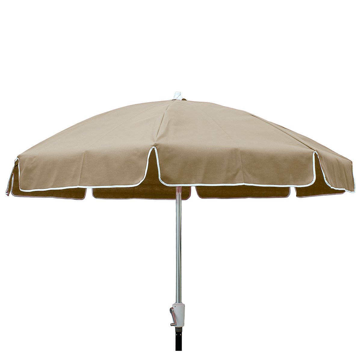 Premium 7.5 Ft Sunbrella Outdoor Patio Umbrella - UV Resistant, Waterproof, Made in USA (Antique Beige) - Perfect for Garden, Poolside & Backyard Relaxation