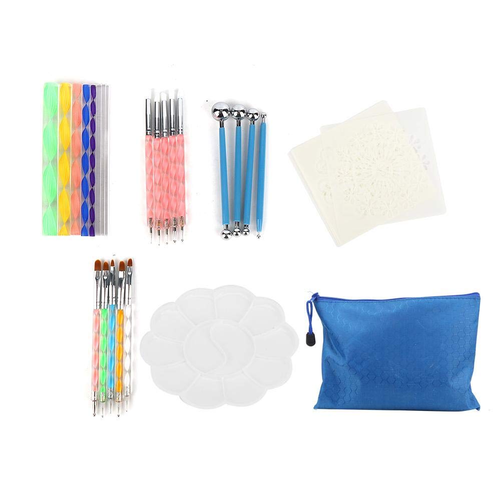 Zerodis 32-Piece Professional Painting & Drawing Set - Complete Art Craft Kit with Dotting Tools for DIY, Nail Art & Canvas Painting - Perfect for Beginners & Artists | Ideal for Home, School & Studio Art Projects