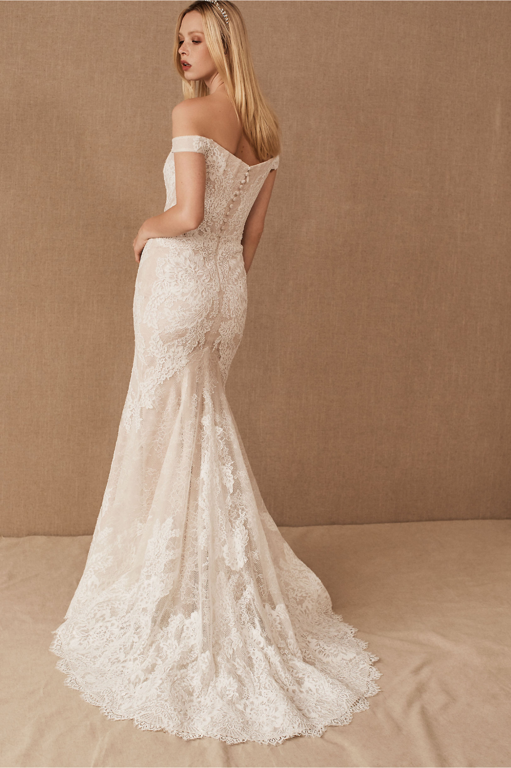 BHLDN Watters Quinley Wedding Gown - Elegant Lace Bridal Dress for Bride, Perfect for Beach, Garden & Formal Ceremonies