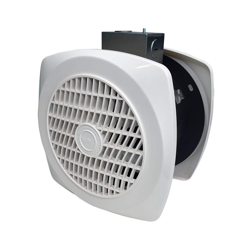 BV 90 CFM Wall Mounted Ventilation Exhaust Fan for Home - Ultra Quiet 4.0 Sones, Efficient Air Circulation for Rooms up to 85 sq ft | 6 Inch Diameter | Removes Heat, Odors, Smoke & Humidity | Perfect for Bathrooms, Kitchens, Laundry Rooms & Garages