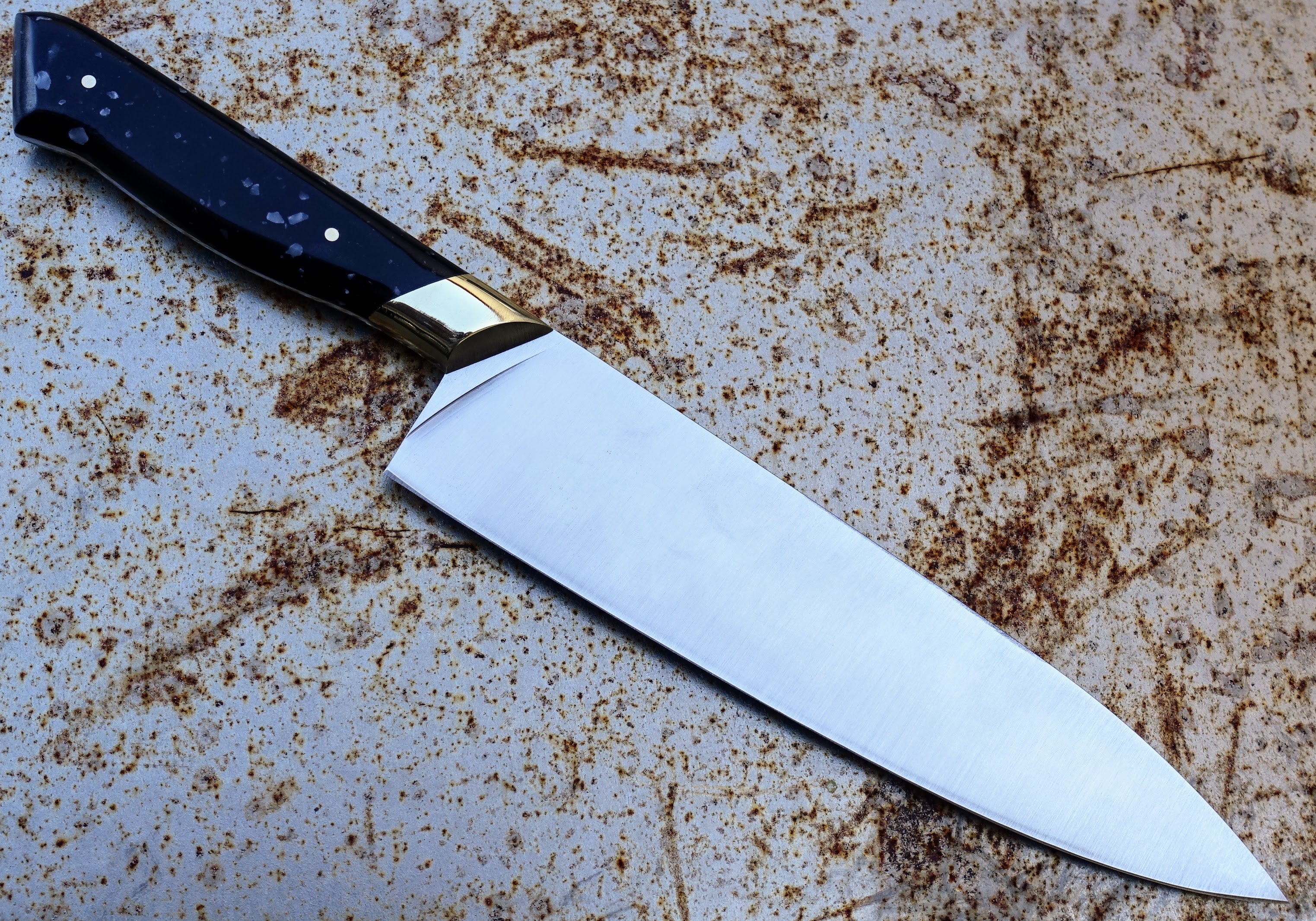 Boldric 9-Inch Professional Chef Knife - High Carbon Stainless Steel Kitchen Knife with Ergonomic Handle - Perfect for Slicing, Dicing, and Chopping Vegetables, Meat, and Fruits
