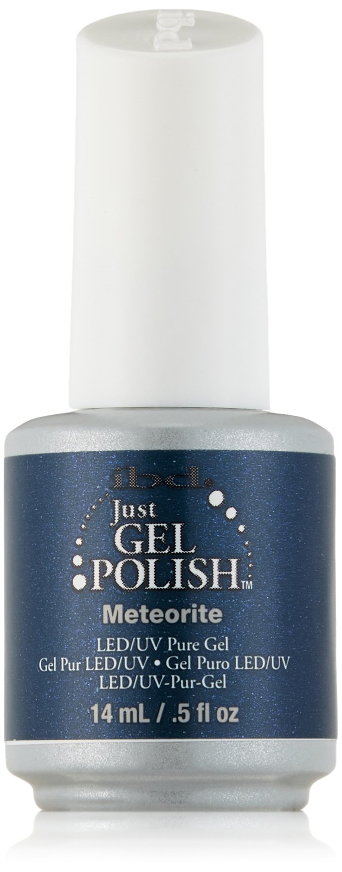 IBD Just Gel Polish - Meteorite Shade 14ml, LED & UV Light Cured, Long-Lasting Nail Gel for Salon & Home Manicures - Perfect for Parties, Weddings & Special Occasions