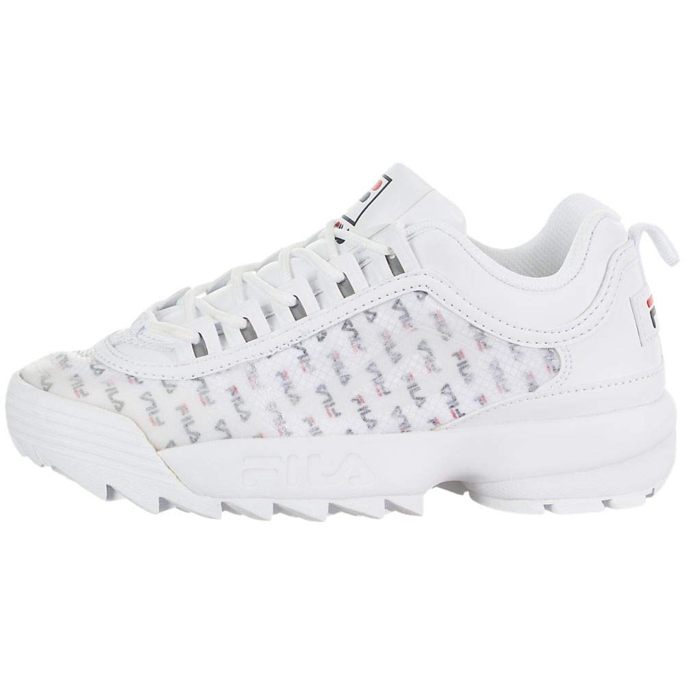 Fila Disruptor II Sneakers - Women's Chunky Platform Shoes with Clear Logos | Fashion Athletic Shoes for Running, Gym & Casual Wear