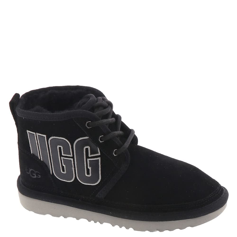 UGG Kids' Neumel Graphic Outline Boot - Waterproof Winter Snow Boots for Boys & Girls - Warm Fleece Lined Casual Shoes for School, Outdoor Play & Cold Weather