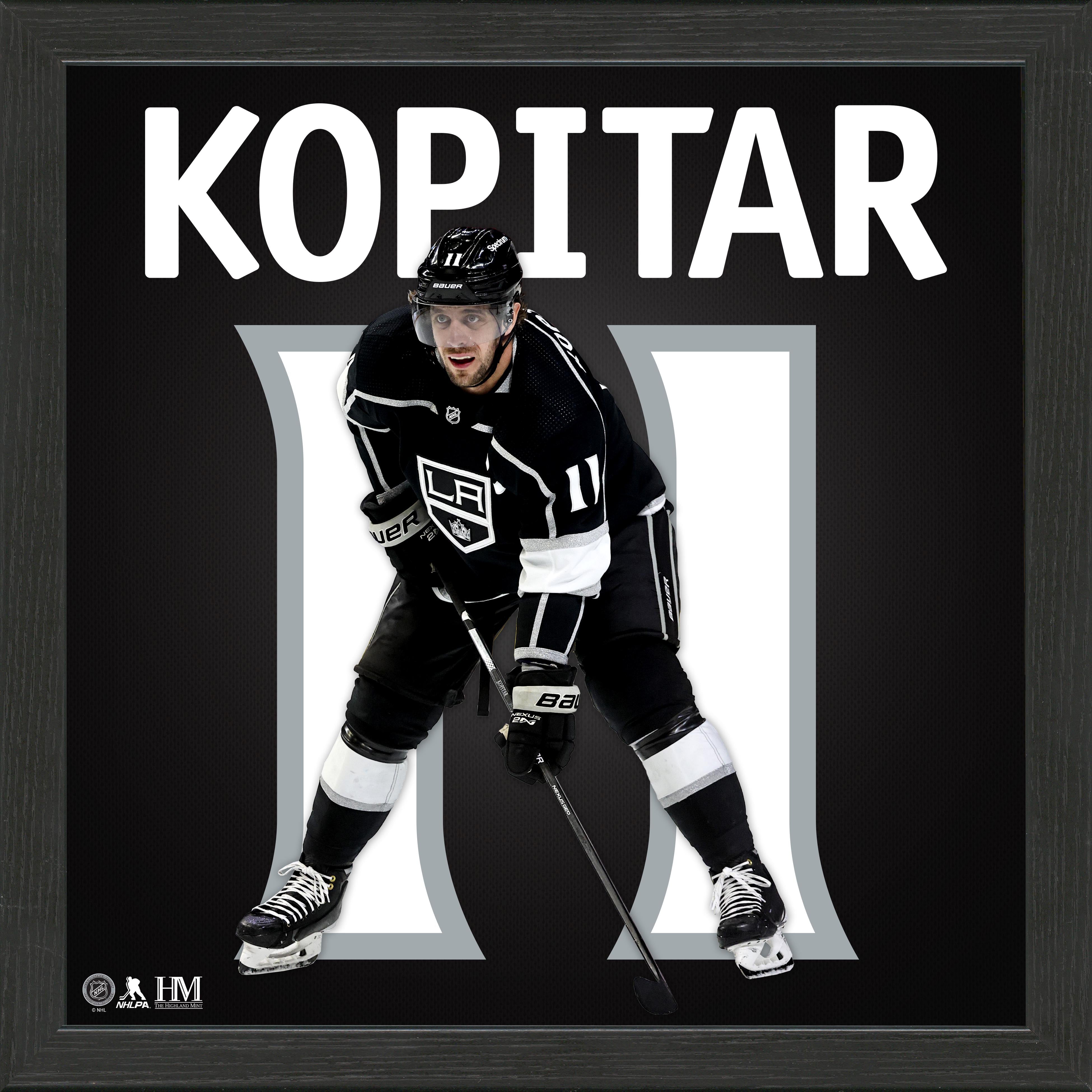 Anze Kopitar Los Angeles Kings IMPACT Jersey Frame - Authentic NHL Hockey Jersey Display Case for Memorabilia & Collectibles - Perfect for Home, Office, or Man Cave Decor