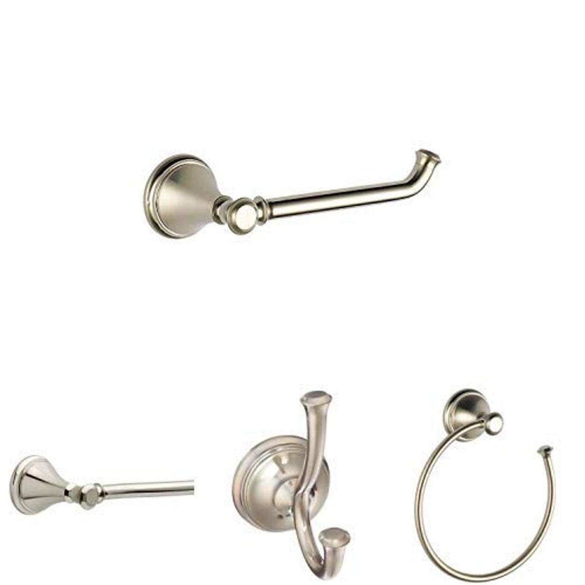 Delta Cassidy 4-Piece Bathroom Hardware Set - 24