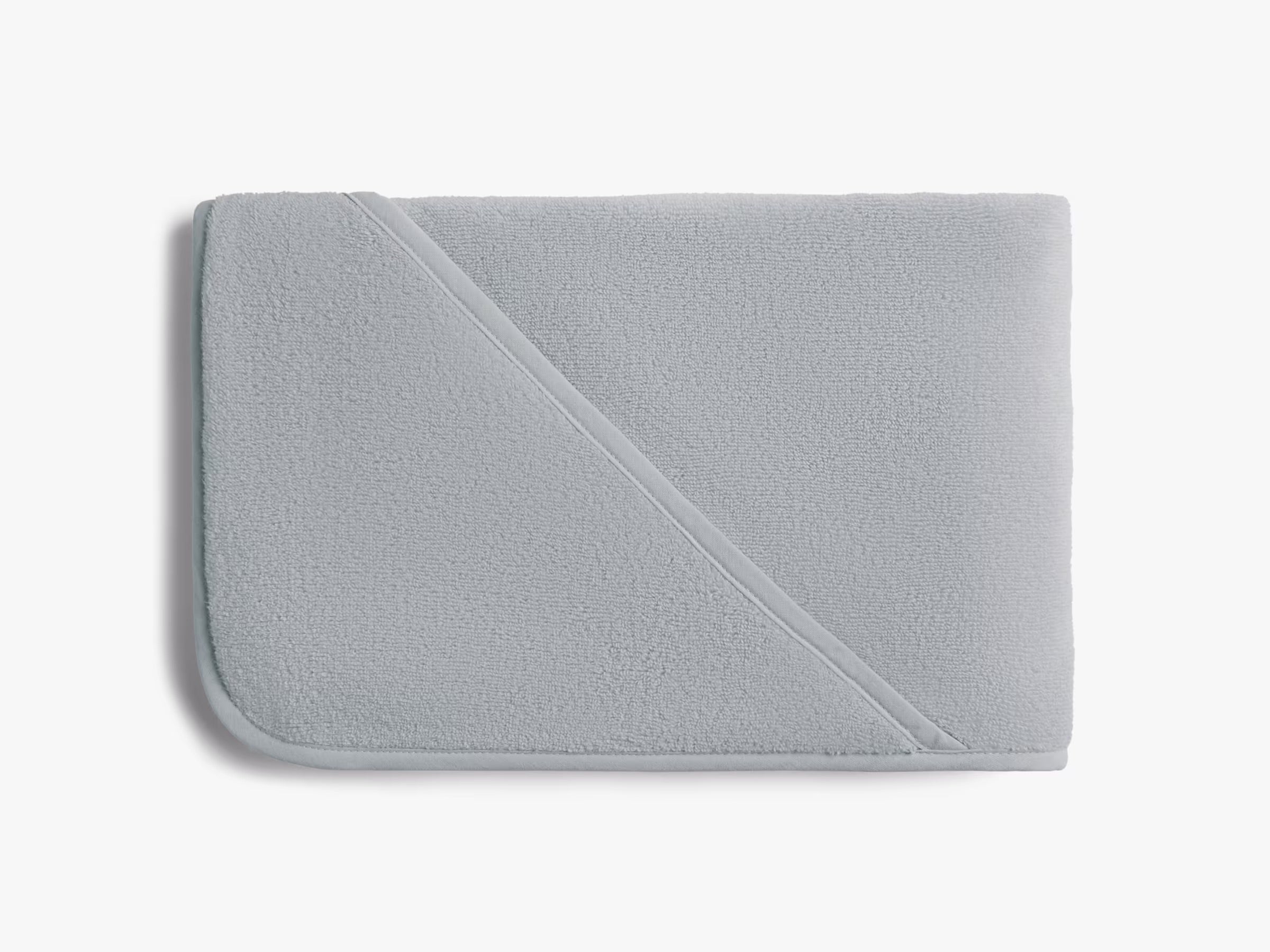 Organic Hooded Toddler Towel - Soft Baby Bath Wrap with Hood - Sky Blue - Perfect for Bath Time, Swimming & Beach Outings