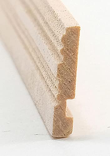 Unfinished Dollhouse Baseboard - Miniature DIY Craft for Home Decor