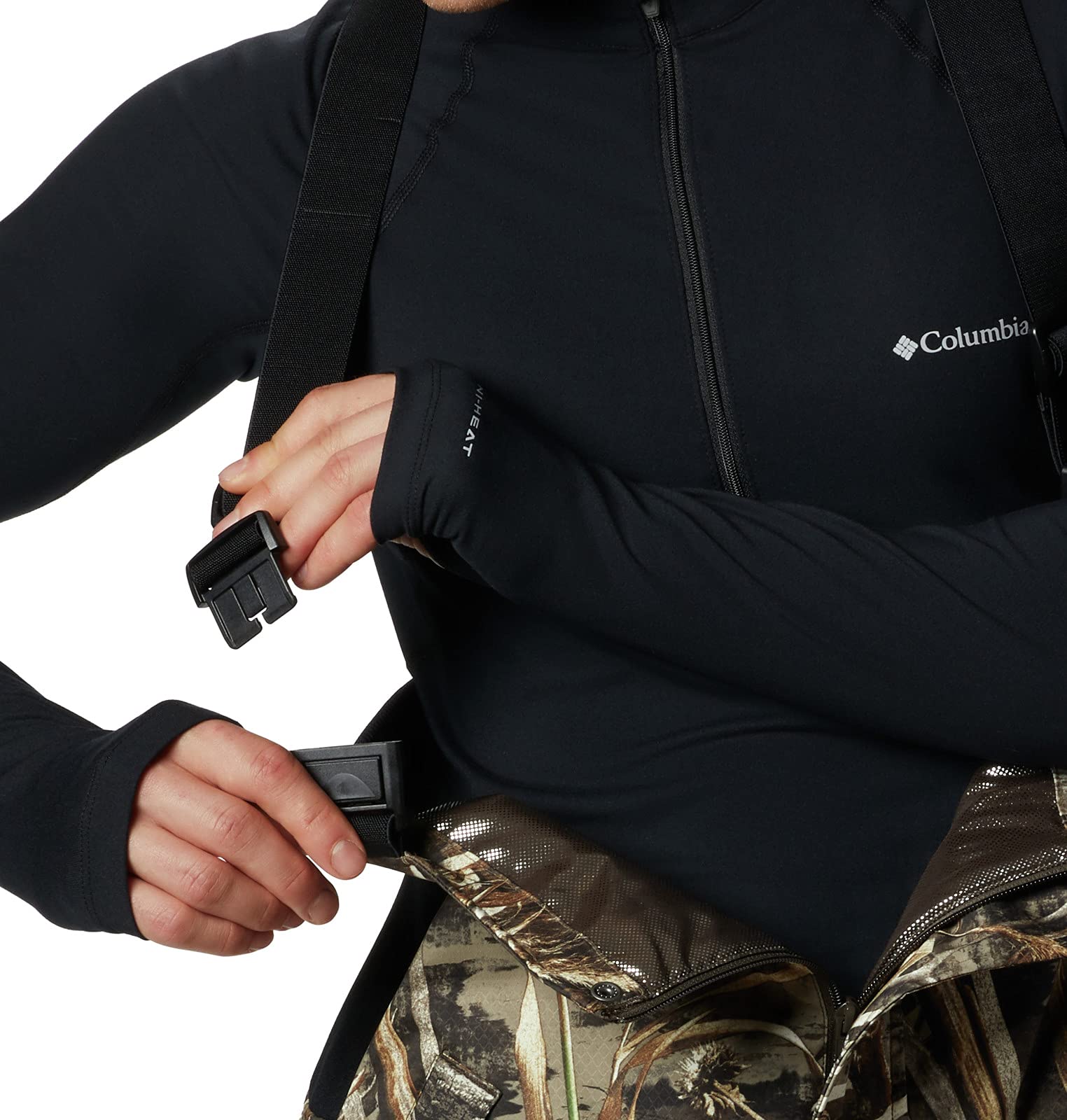 Columbia Men's Widgeon III Bib Overalls - Waterproof & Insulated Winter Workwear for Outdoor Jobs, Hunting & Fishing