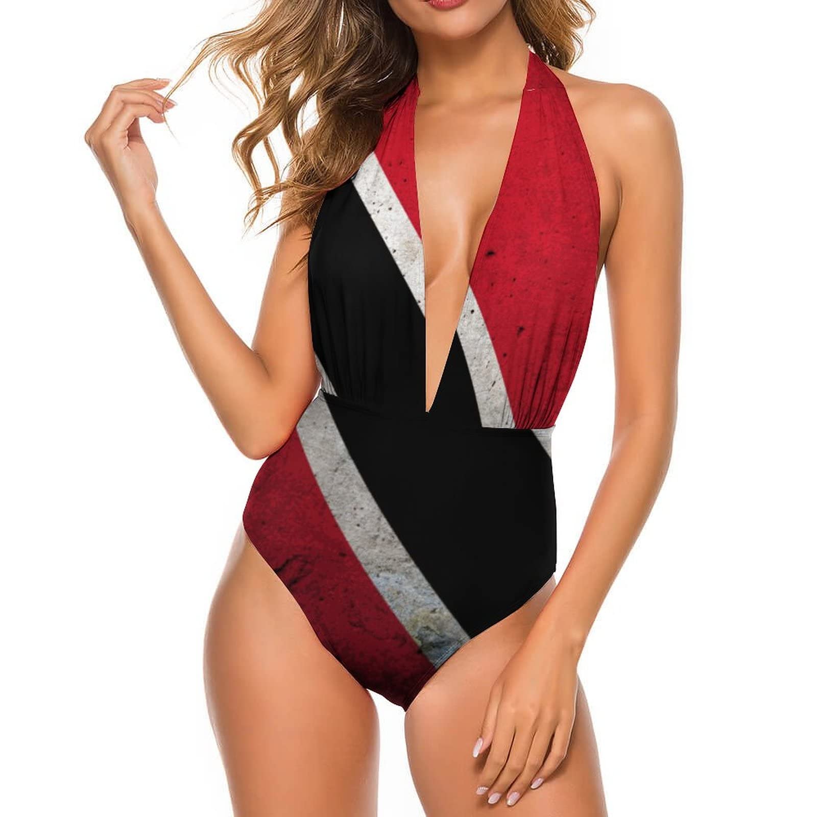 AMRANDOM Women's Tummy Control One Piece Swimsuit - High Cut Bathing Suit for Beach, Pool & Summer Vacations | Sexy Slimming Swimwear