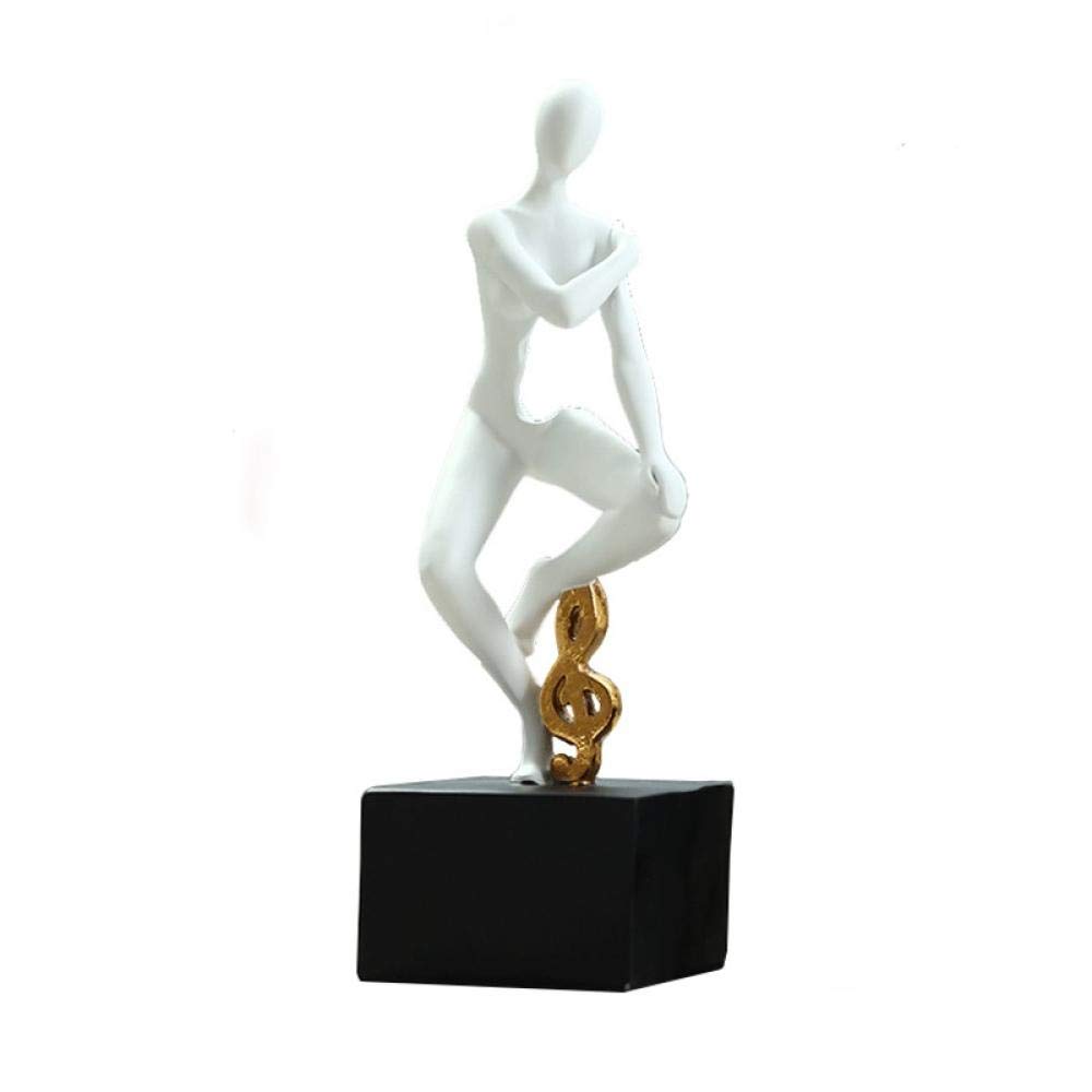Handmade Resin Yoga Sculpture Statue - Meditation Buddha Figurine for Home, Office & TV Cabinet Decor - Perfect for Zen Decor, Yoga Studios & Mindful Living Spaces