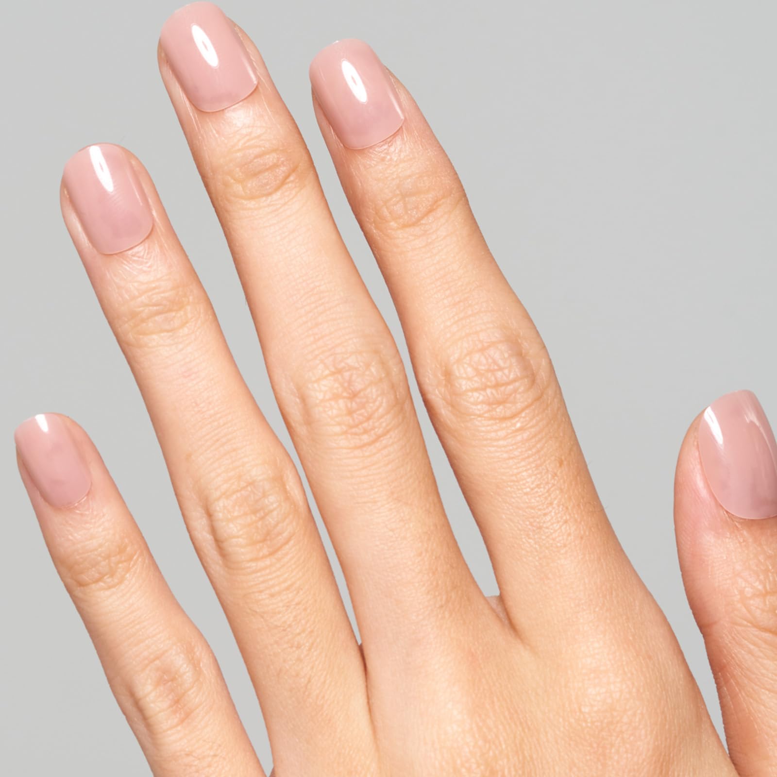 GLAMERMAID 24Pcs Extra Short Squoval Press on Nails - Spring Summer Nude Jelly Gel Glue on Fake Nails with Glossy UV Finish, Reusable Acrylic False Nails Manicure Kit for Women | Perfect for Daily Wear, Parties, Weddings & Special Occasions