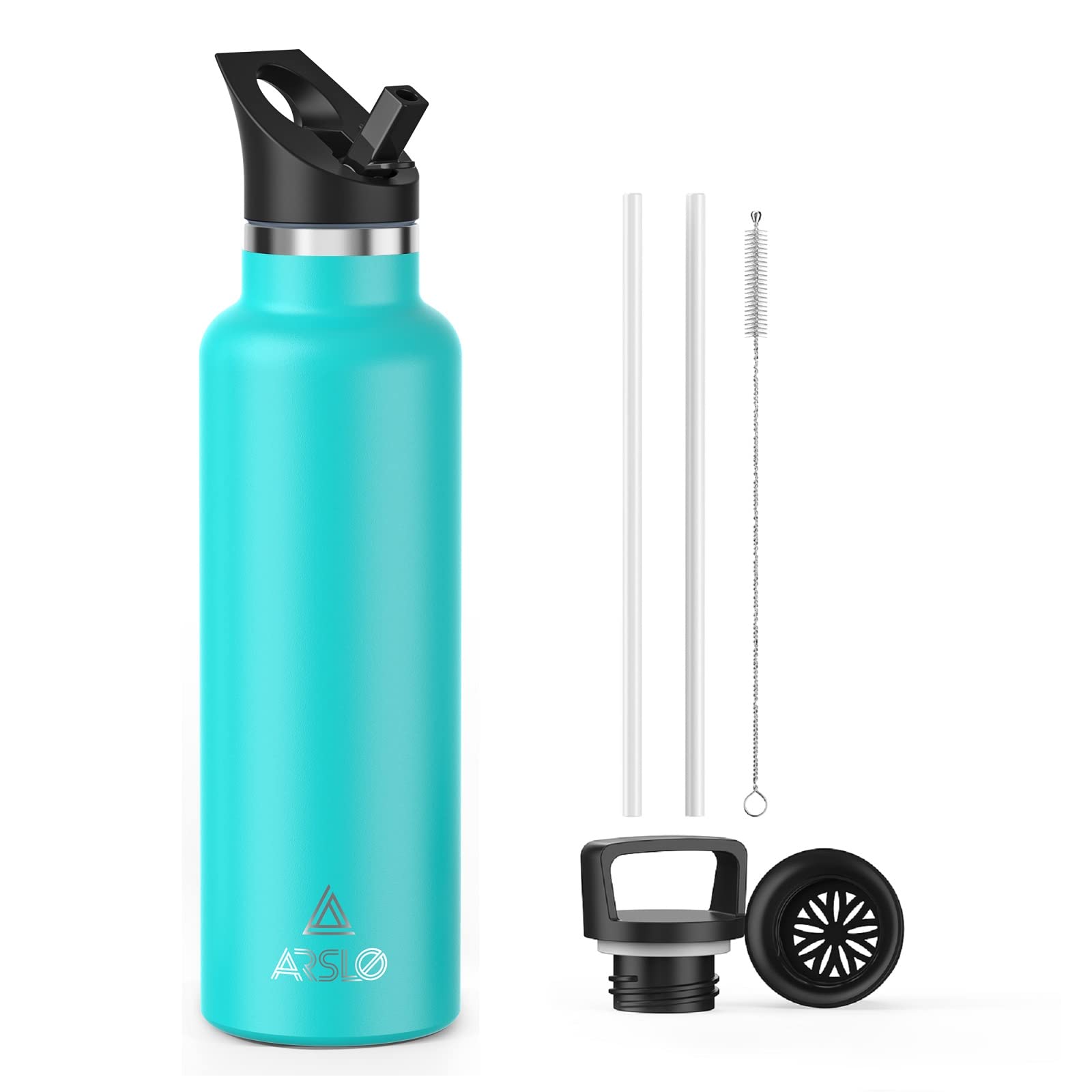 Arslo Stainless Steel Insulated Water Bottle - 24H Cold, 12H Hot - for Hiking & Sports