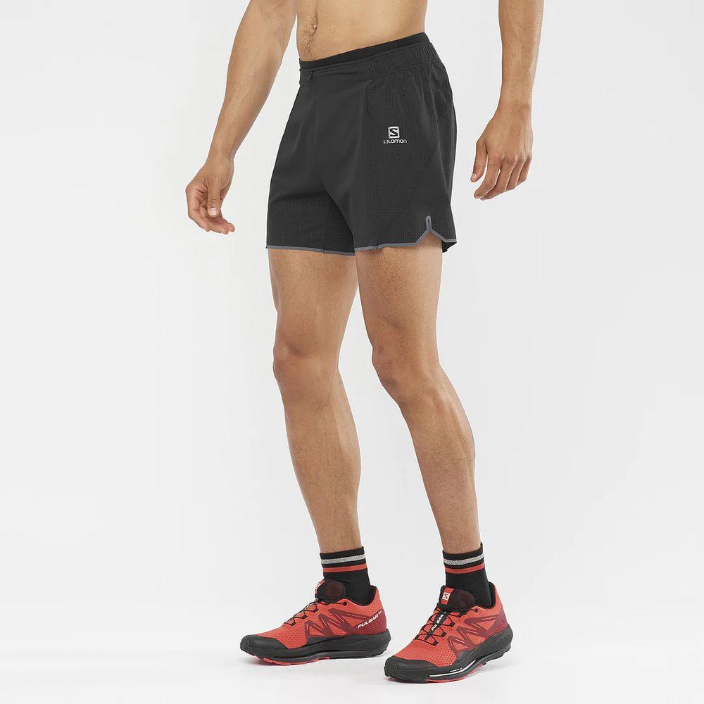 Salomon Men's Sense Aero 5 Running Shorts - Lightweight Quick-Dry Athletic Shorts for Trail Running & Outdoor Workouts