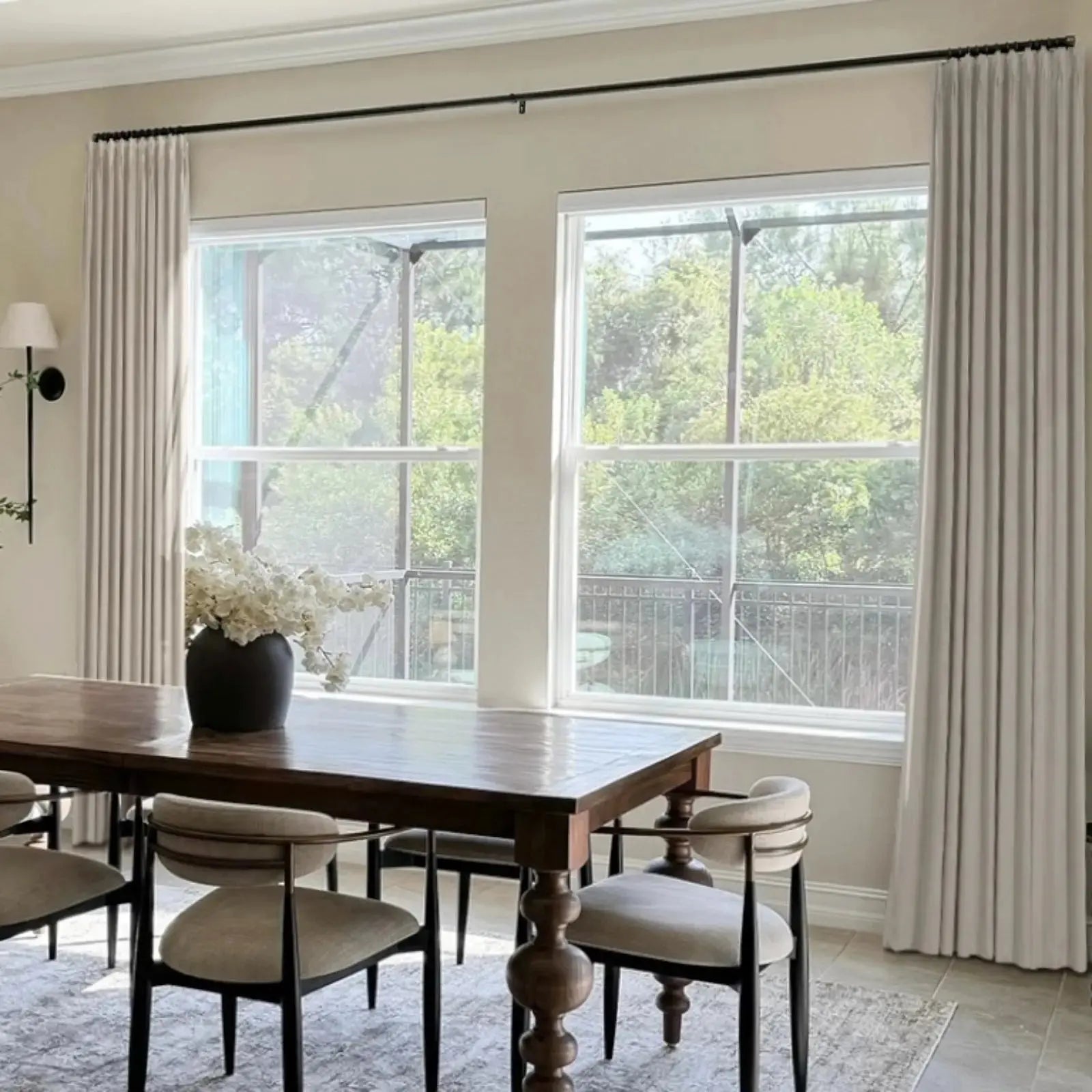 Luxury Velvet Pinch Pleat Thermal Blackout Curtains - Insulated Drapes for Bedroom & Living Room - Noise Reducing & Energy Efficient Window Treatments