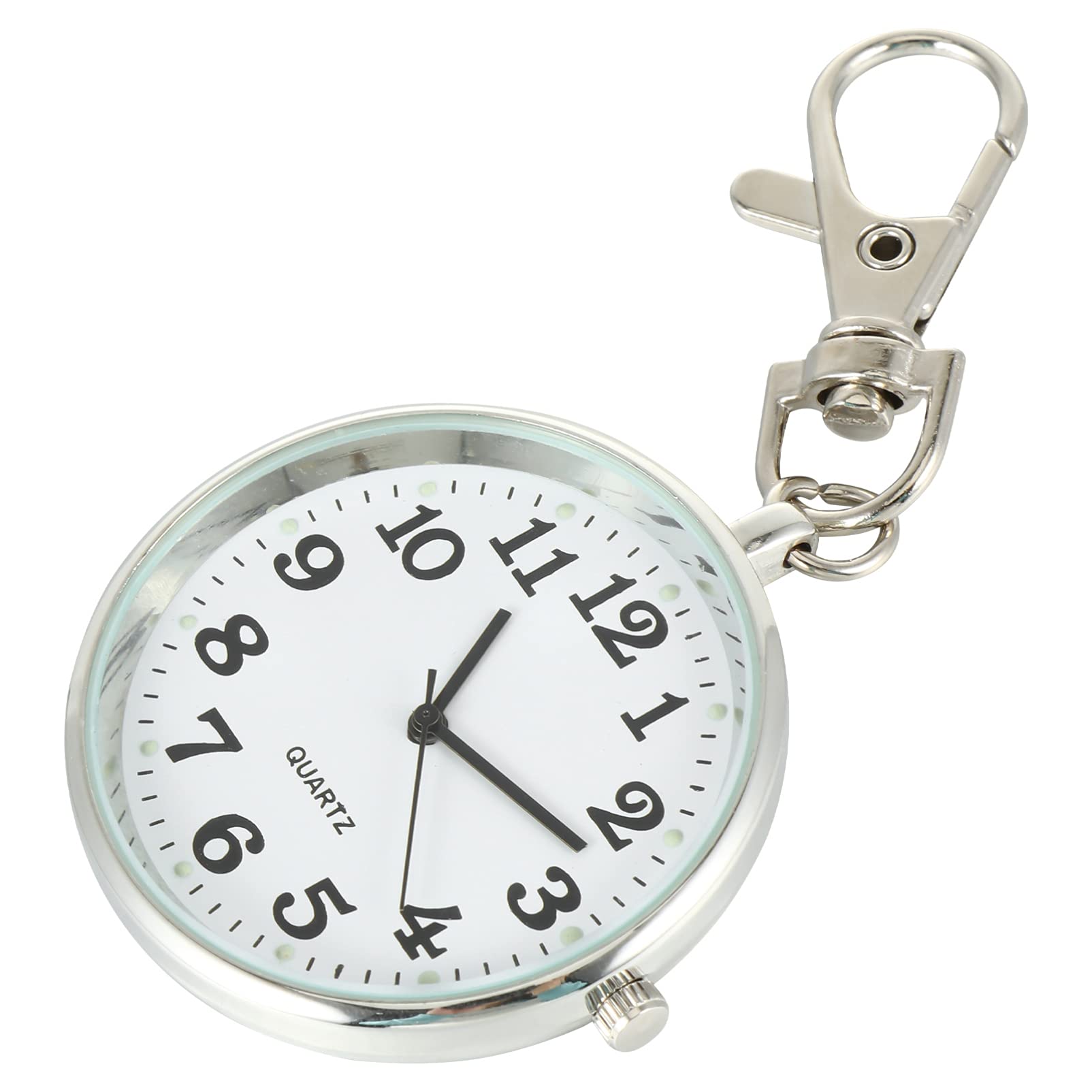Vintage Nurse Pocket Watch - Retro Quartz Keychain Fob Watch with Hanging Pendant | Portable Unisex Wristwatch for Medical Professionals & Steampunk Fashion (Black) | Perfect for Nursing School, Cosplay & Everyday Carry