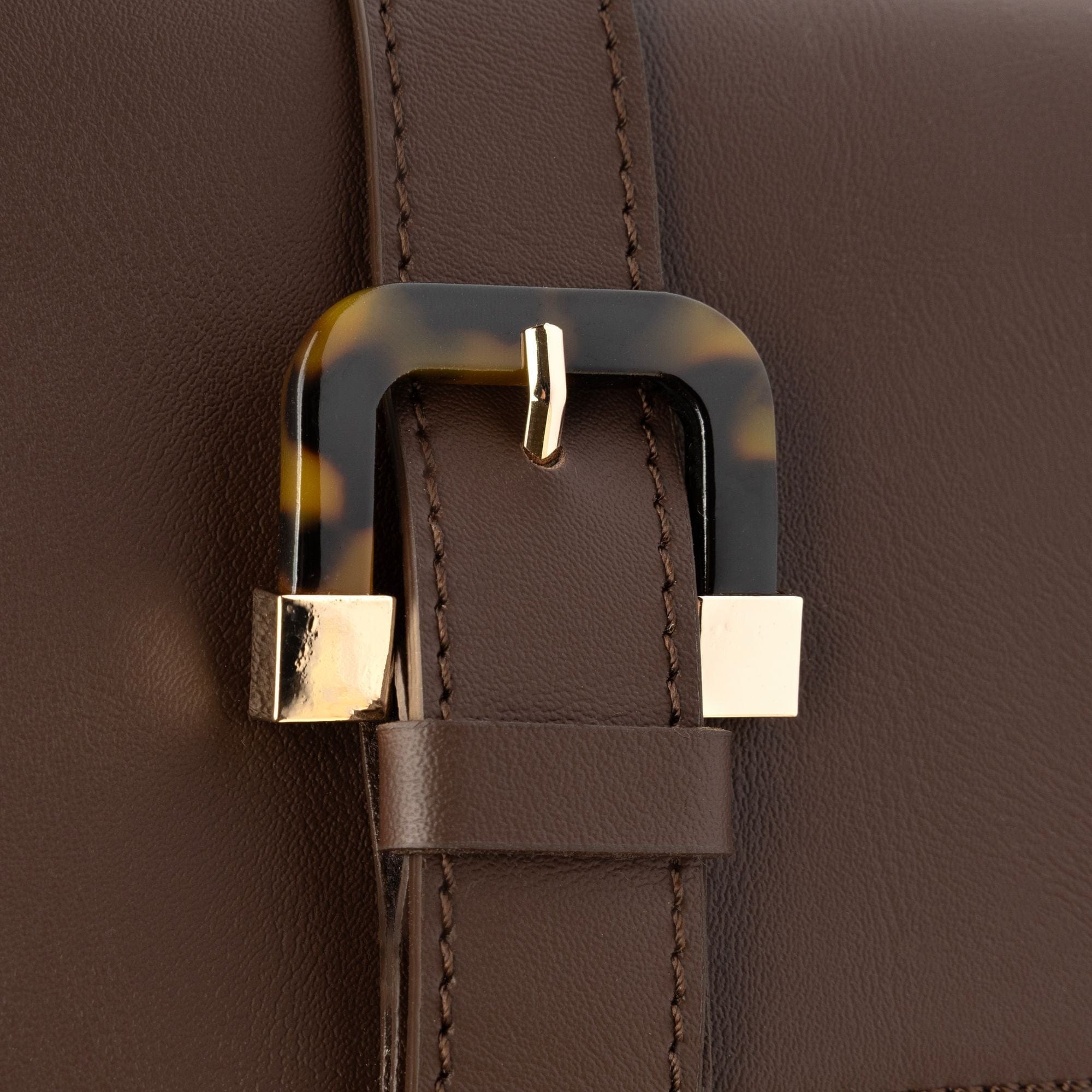 Vegan Leather Tortoiseshell Crossbody Bag for Women - Stylish Brown Shoulder Purse | Perfect for Work, Travel & Everyday Use