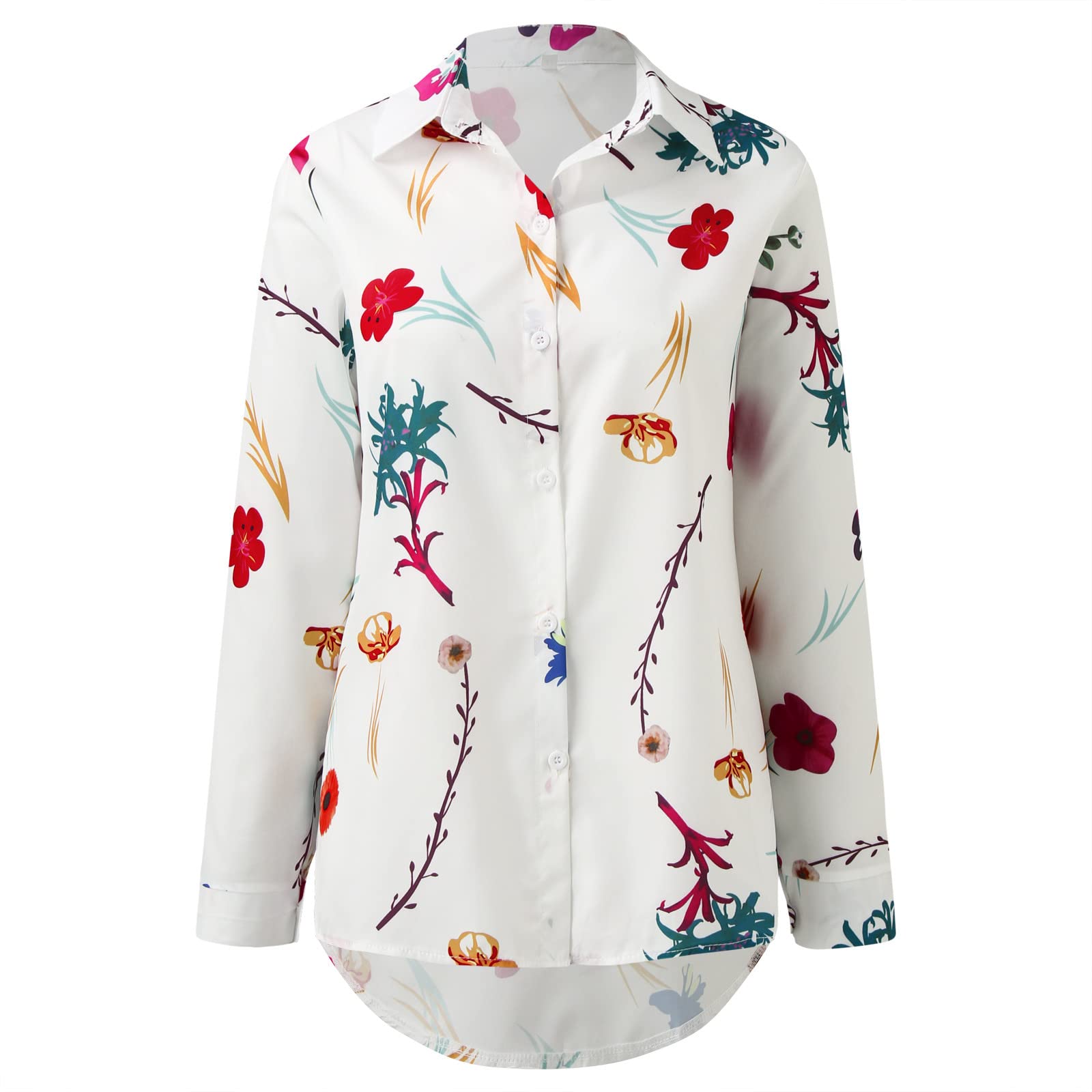 Women's Stylish Crop Tops - Casual Printed Crew Neck & V-Neck Blouses, Long Sleeve Button Down Shirts & T-Shirts for Christmas Gifts & Party Outfits | Perfect for Holiday Gatherings, Date Nights & Casual Wear