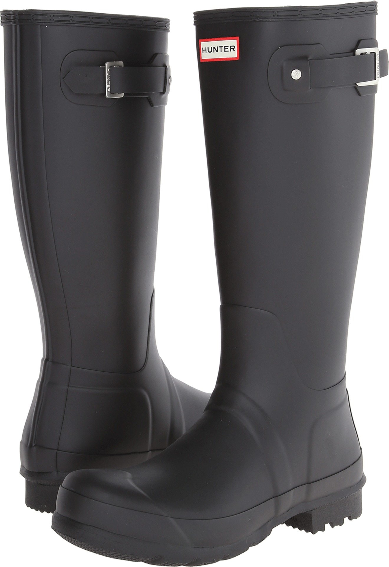 Hunter Women's Original Tall Rain Boots - Waterproof Rubber Rain Boots for Women, Comfortable & Stylish - Perfect for Gardening, Hiking, and Wet Weather