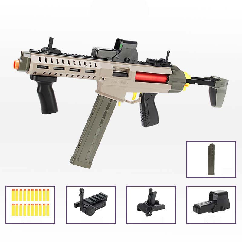 Xing Shen Fire Phoenix Foam Dart Blaster Toy Gun - High Performance Foam Dart Blaster for Outdoor Games, Nerf Battles & Backyard Fun - Perfect for Kids, Teens & Adults