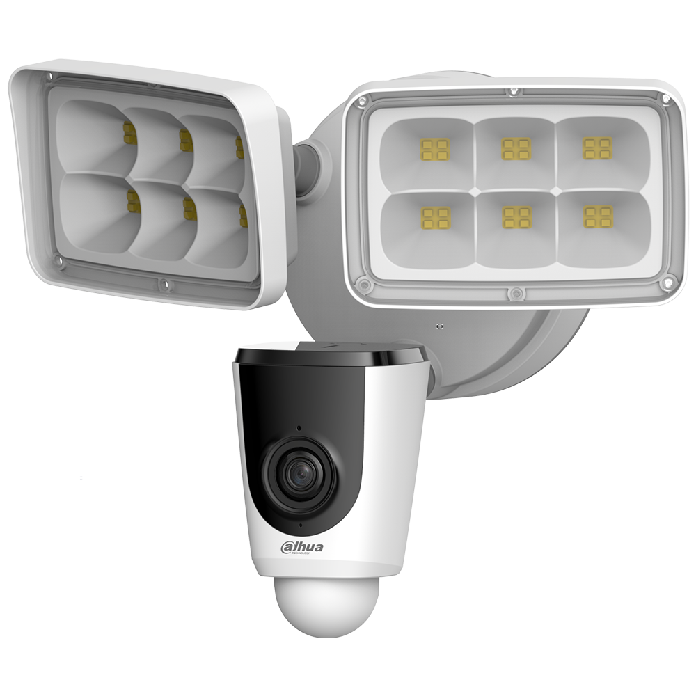 Dahua IPC L26N 2MP WiFi Outdoor Floodlight Security Camera with Night Vision - Perfect for Home Surveillance, Garage Protection & Backyard Monitoring