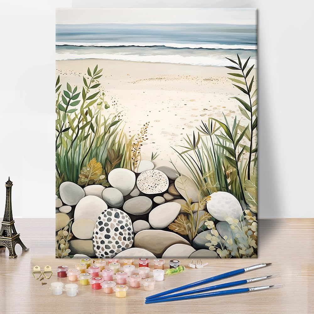 Beach by Numbers Painting Kit - 16