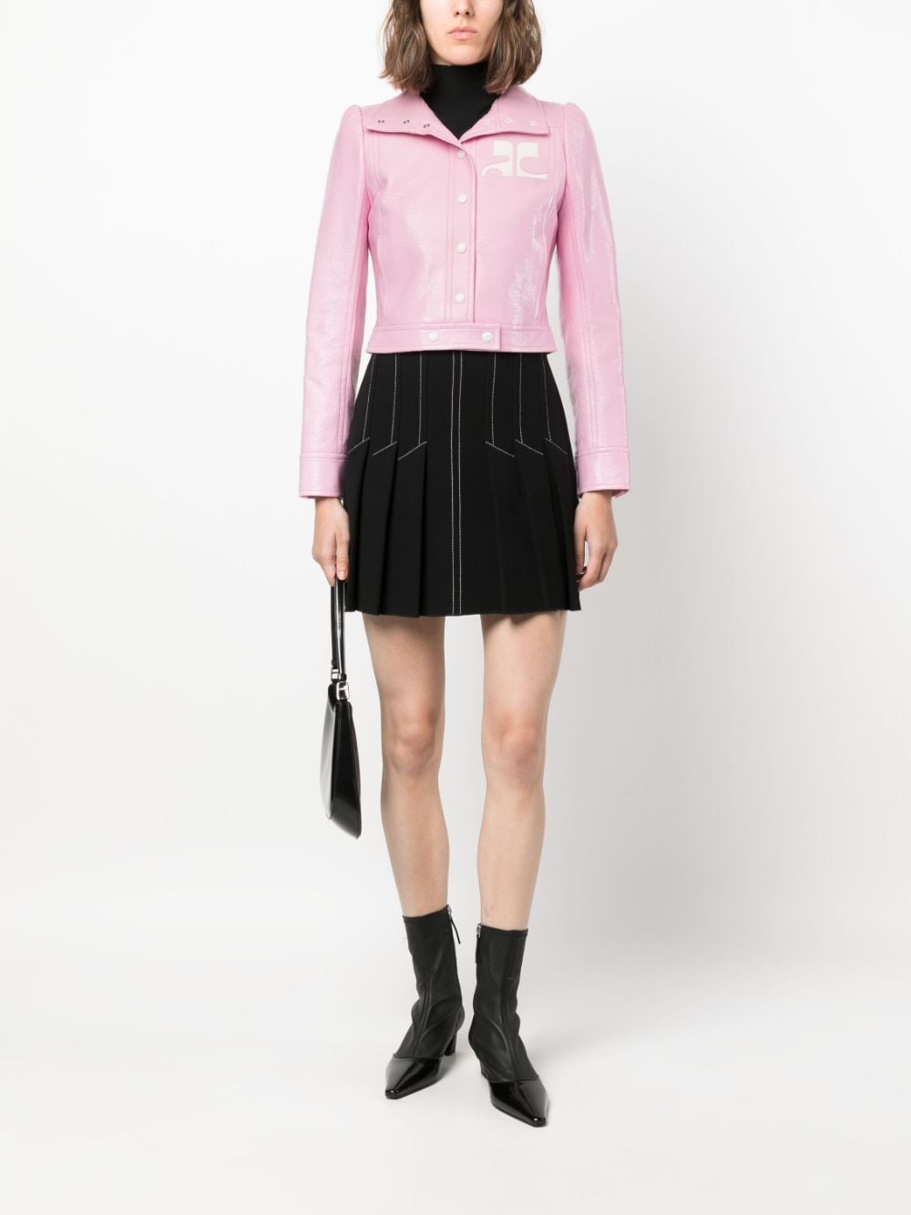 COURREGES PRE Pink Coat for Women - Stylish Winter Outerwear for Fashion & Everyday Wear