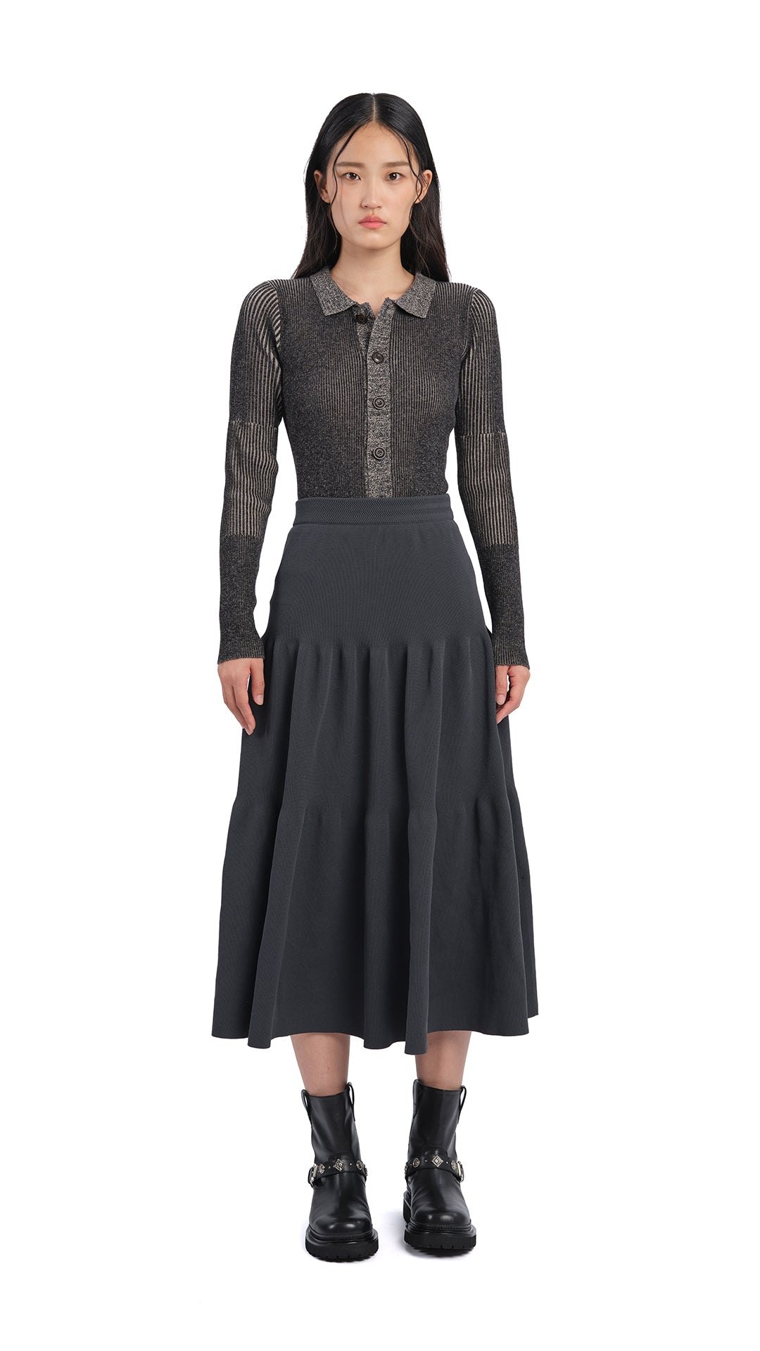 Stylish Knitted Dolly Skirt for Women - Soft & Comfortable A-Line Mini Skirt - Perfect for Casual Wear, Parties & Date Nights
