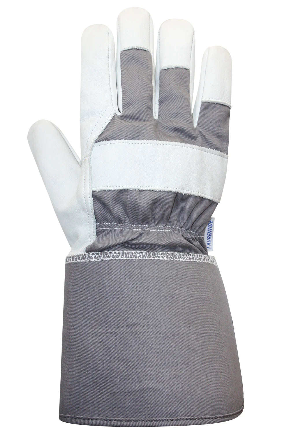 LAURENTIDE 4-Pair Cowhide & Cotton Work Gloves 03023 - Durable Hand Protection for Gardening, Construction, and Outdoor Activities