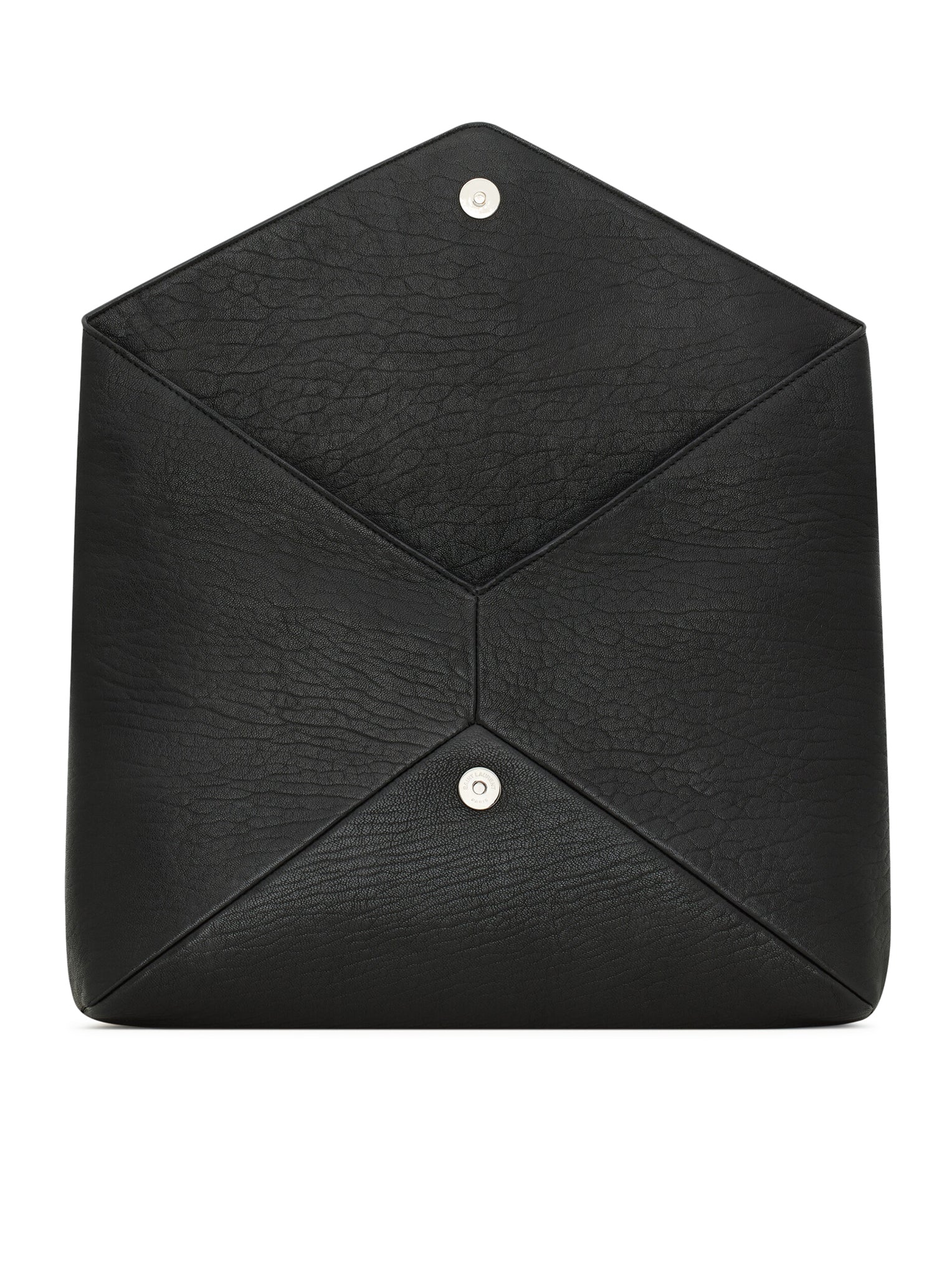 Luxury Large Cassandre Envelope Clutch Bag in Hammered Lambskin Leather - Perfect for Evening Parties, Weddings & Special Occasions