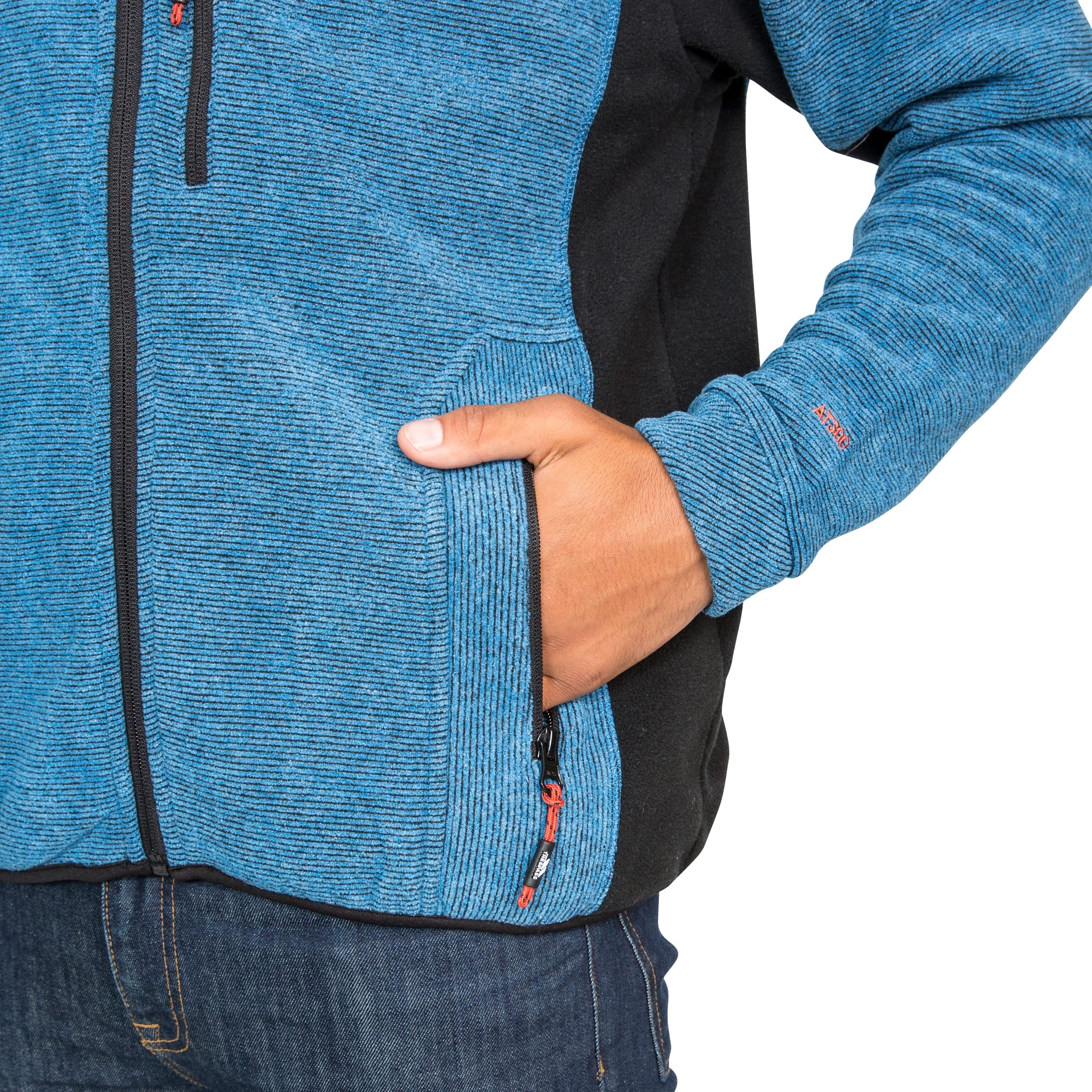 Trespass Men's Jynx Full Zip Fleece Jacket - Warm Winter Outdoor Jacket for Hiking, Camping & Casual Wear