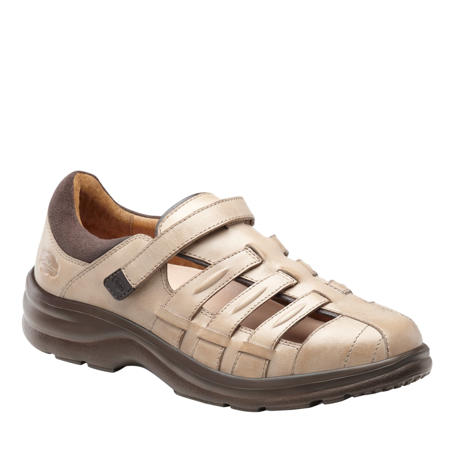 Dr. Comfort Breeze Women's Orthopedic Sandals for Plantar Fasciitis - Light Gold Color - Size 8 Medium (US) - Comfortable Arch Support for Walking, Travel & Everyday Wear