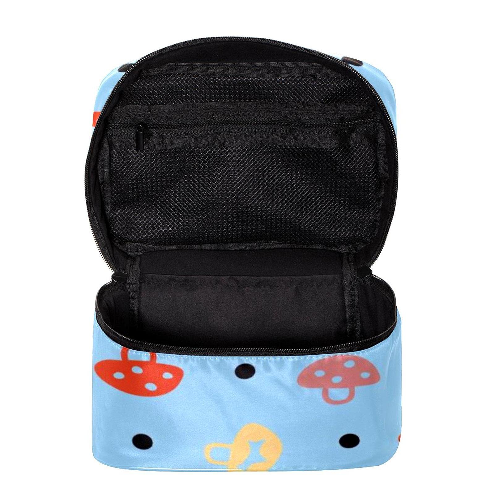 Cute Mushroom Cosmetic Bag for Women - Travel Makeup Organizer for Girls