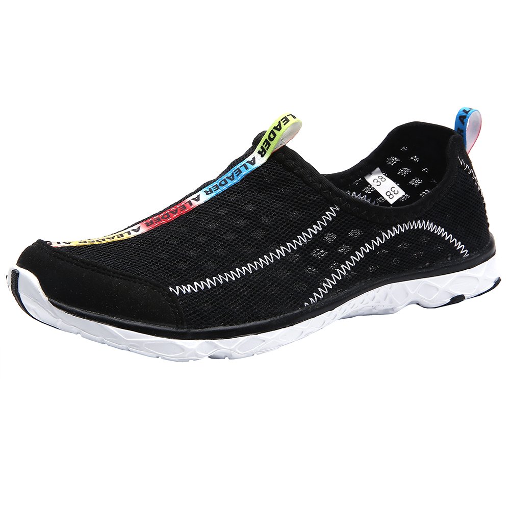 Aleader Women's Quick-Dry Mesh Slip-On Water Shoes for Beach, Pool, Yoga & Outdoor Activities