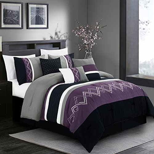 Purple/Black/Gray/White