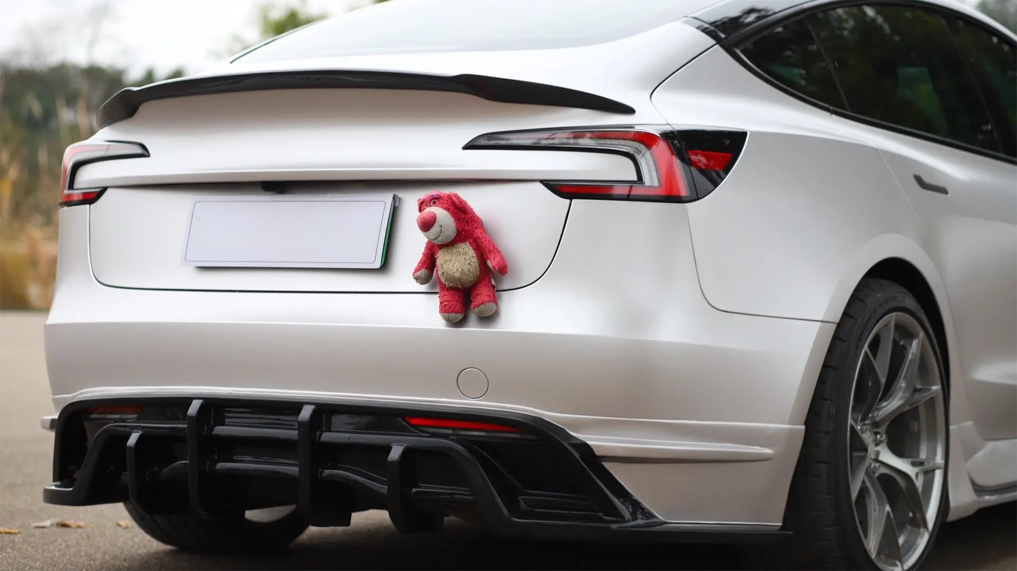RZ Style Trunk Lip Spoiler for Tesla Model 3 Highland 2024+ - Carbon Fiber Rear Spoiler - Enhances Aerodynamics & Sporty Look - Perfect for Street Racing & Car Shows