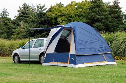 Napier Sportz Dome-to-Go Hatchback Tent for Mitsubishi Lancer Sportback - Portable Car Camping Shelter for Outdoor Adventures, Road Trips & Tailgating